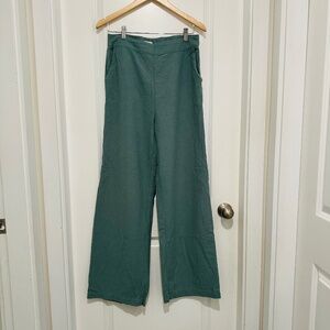 Rhythm. | Cotton and Rayon High Waist Wide Leg Pull On Pants with Pockets
